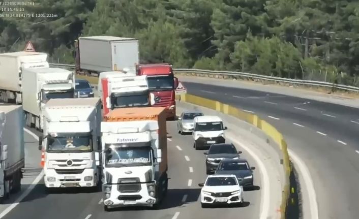 Dronlu trafik uygulamasında 730 bin 944 lira cezai işlem uygulandı