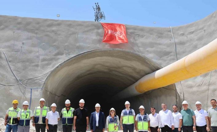 Dülük tünelinde çalışmalar devam ediyor