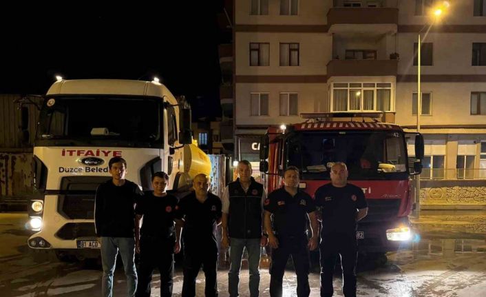 Düzce İtfaiyesi İzmir’e yola çıktı