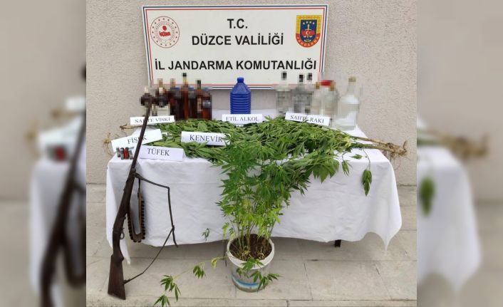 Düzce’de 46 şahsa uyuşturucudan işlem yapıldı