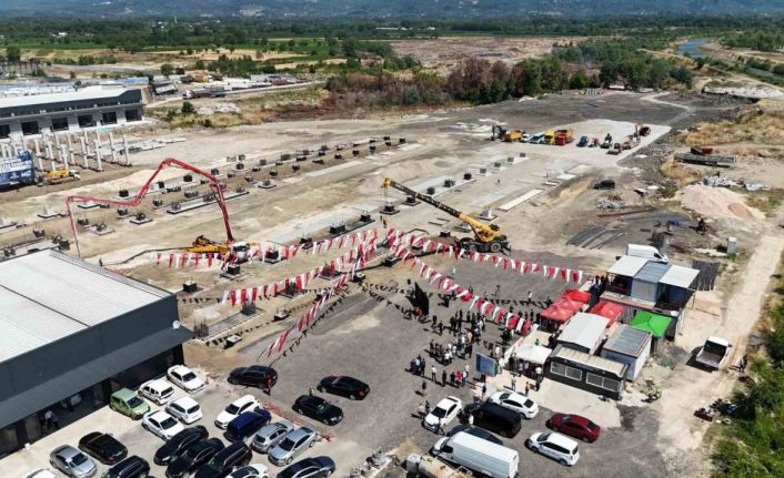 Düzce’de sanayi sitesinin 2 etabı için temeller atıldı