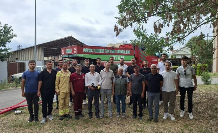 Düzce’de yeni yangın işçileri ve operatörlere eğitim