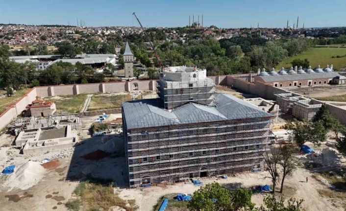 Edirne Sarayı’nda restorasyon çalışmalarının yarısı tamamlandı