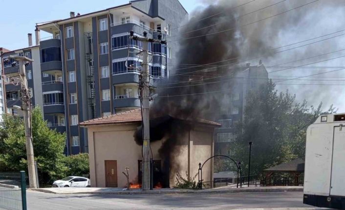 Edirne’de trafo binasında yangın paniği
