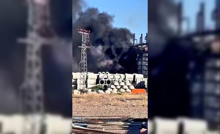 Elazığ OSB’de korkutan yangın