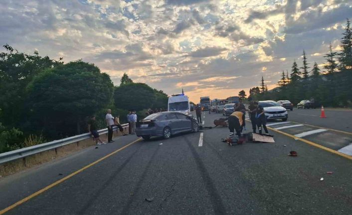 Elazığ’da trafik kazası: 1 ölü 1 yaralı