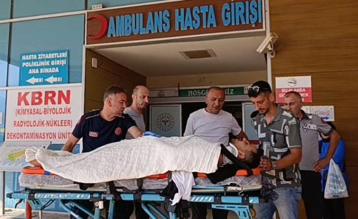 Elektrik direğinde çalışma yaparken akıma kapıldı