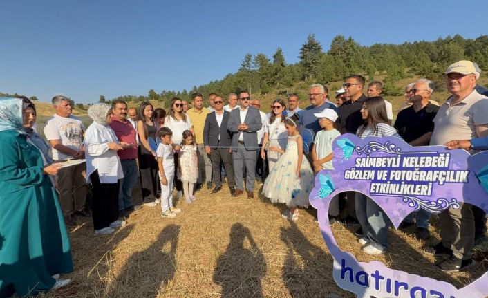 Endemik mavi kelebekler için Saimbeyli’ye akın ettiler