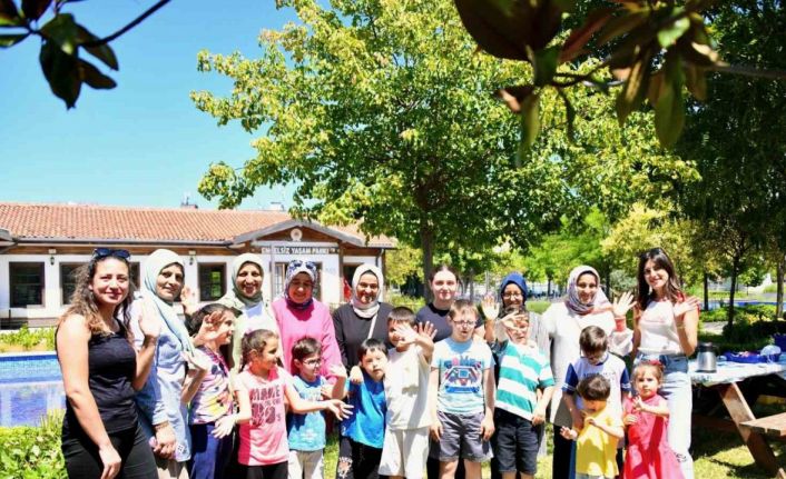 Engelsiz Yaşam Parkı’nda özel çocuklara yaz atölyesi desteği