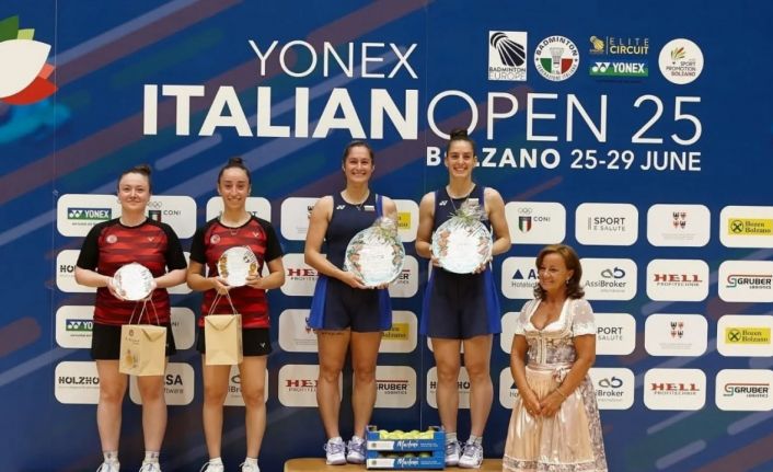 Erzincan badminton takımı İtalya’dan madalya ile döndü