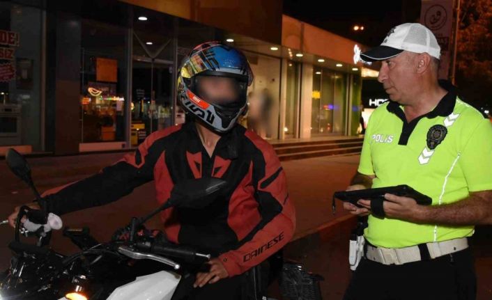 Erzincan’da motosiklet sürücülerine yönelik denetim yapıldı
