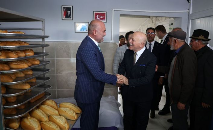 Erzurum Büyükşehir Belediyesi Damal’da halk ekmek fırını açtı