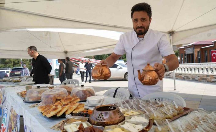 Erzurum Kahvaltı Festivali renkli görüntülere sahne oldu
