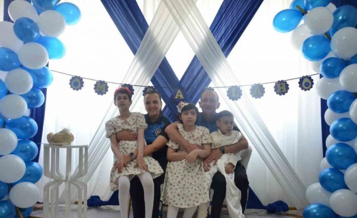 Erzurum polisinden yürek ısıtan davranış