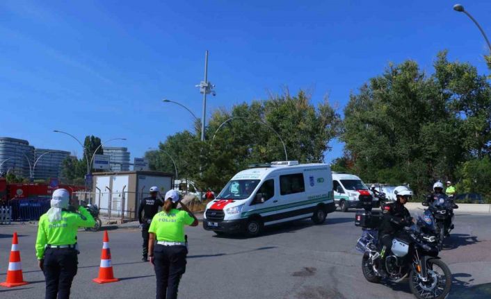 Eskişehir’de orman yangınında şehit olan 5 AKUT gönüllüsü Ankara’da son yolculuğuna uğurlandı