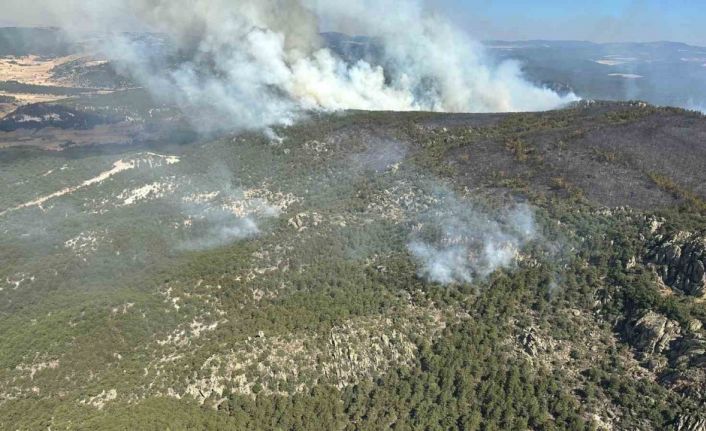 Eskişehir’deki yangına 2’nci gününde müdahale devam ediyor