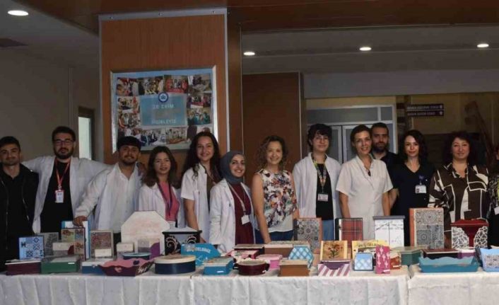 ESOGÜ Hastanesi’nde Uğraş Tedavisi El Sanatları sergisi açıldı