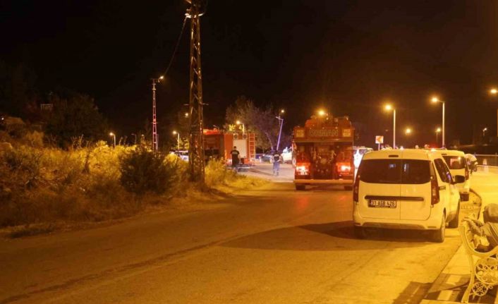 Evlilik teklifinde atılan havai fişekler ağaçlık alanda yangınına sebep oldu