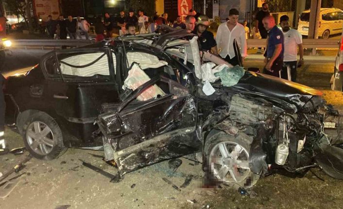 Feci kazada ağır yaralanan sürücü, hayatını kaybetti