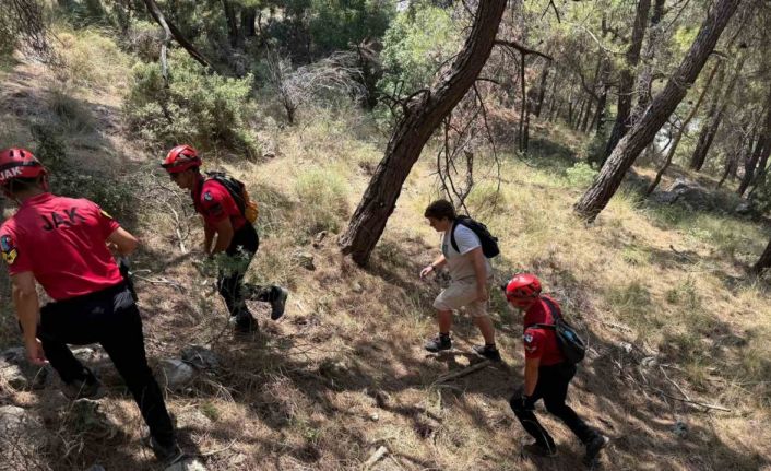 Fethiye’de ormanlık alanda kaybolan Rus turist bulundu