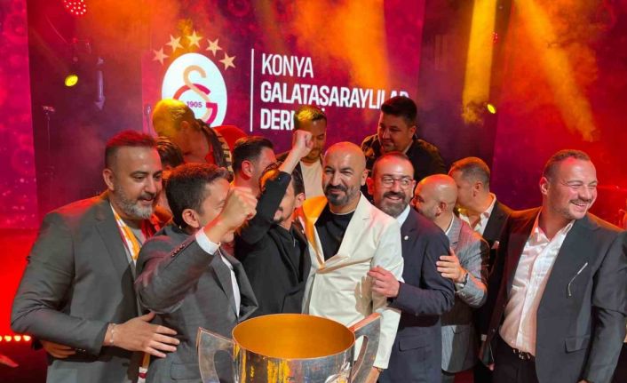 Galatasaray’ın 25. şampiyonluğu Konya’da kutlandı