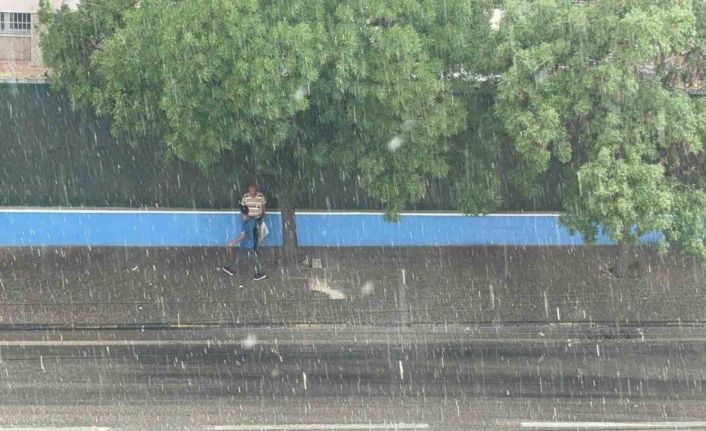Gaziantep’te sağanak ve dolu