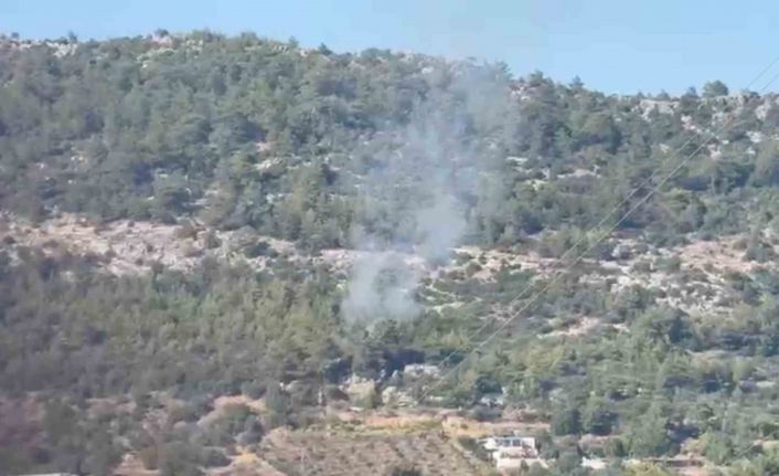 Gazipaşa’da ormanlık alanda başlayan yangın büyümeden söndürüldü