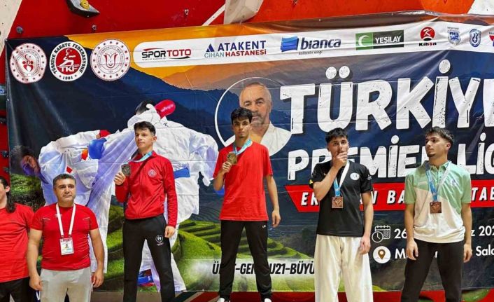 Genç karateci Türkiye Şampiyonu oldu