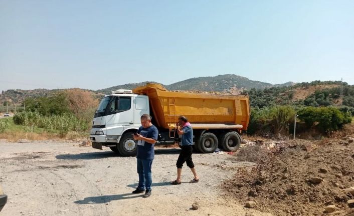 Germencik’te moloz mesaisi