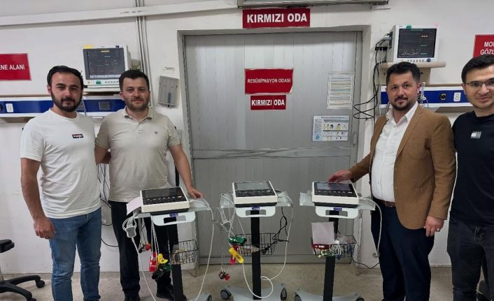 Gerze Devlet Hastanesi’ne 12 kanallı dijital EKG cihazı
