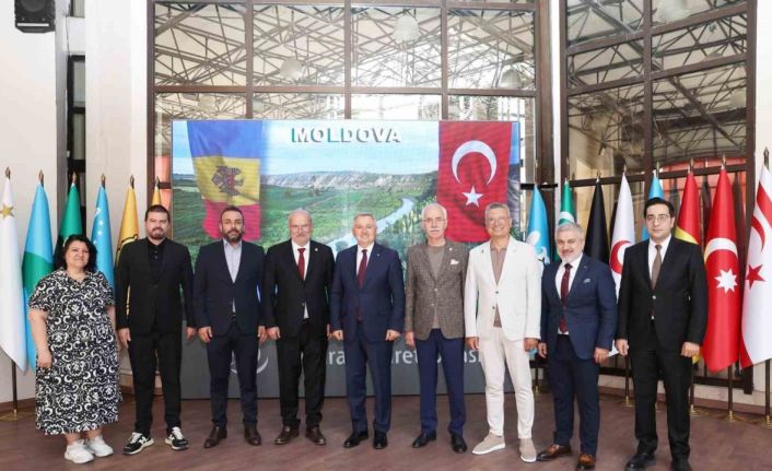 Görev süresinin sonuna yaklaşan Moldova Büyükelçisi Dmitri Croitor’dan ATO Başkanı Baran’a veda ziyareti