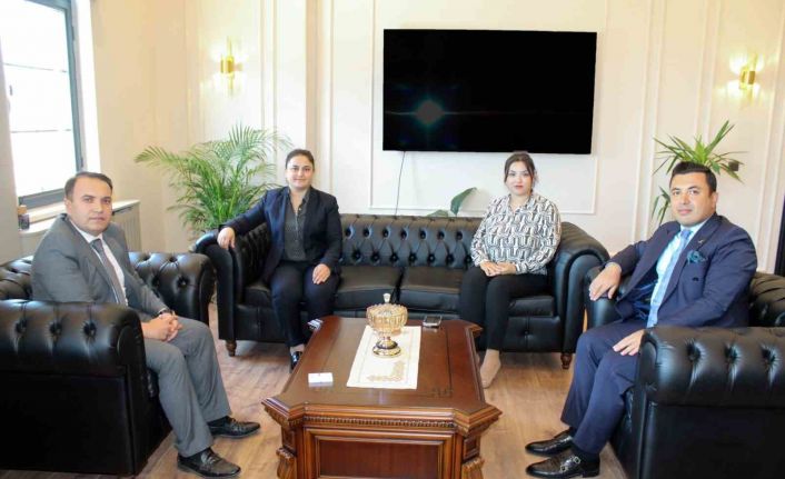 Göreve başlayan Kaymakam Duru’yu Başsavcı Çatlı ziyaret etti