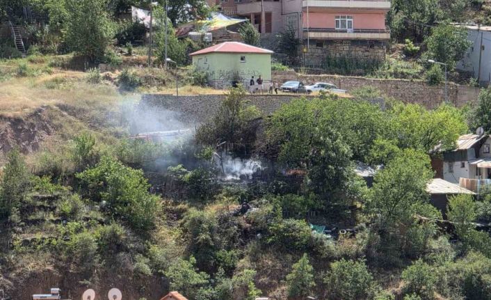 Gümüşhane’de bahçede yakılan ateş yangına neden oldu