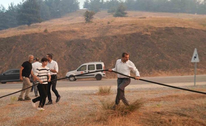 Gürsu Belediye Başkanı Mustafa Işık göz yaşlarını tutamadı