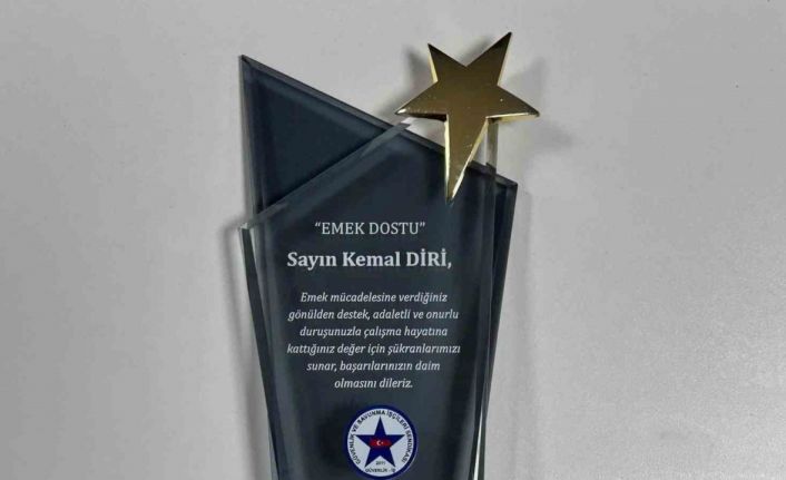 Güven-İş’ten İHA’ya ödül