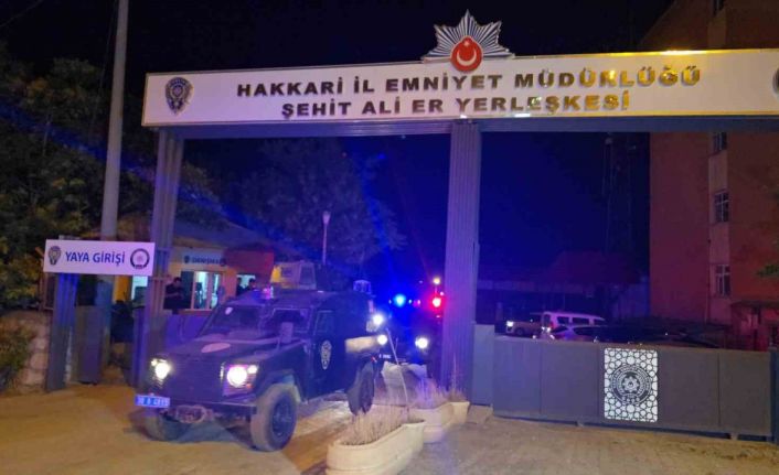 Hakkari’de geniş çaplı asayiş uygulaması