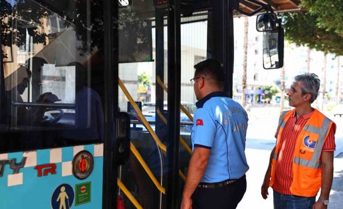 Halk otobüslerinde klima denetimleri sürüyor