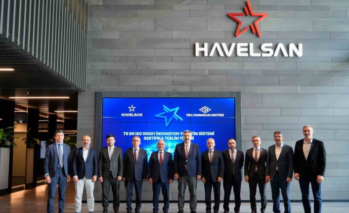 HAVELSAN, yazılım alanında TSE EN ISO 56001 Belgesi’ni alan ilk savunma sanayi şirketi oldu