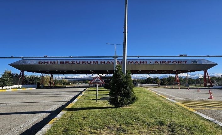 Haziran ayında Erzurum Havalimanı’nda 103 bin 792 yolcuya hizmet verildi