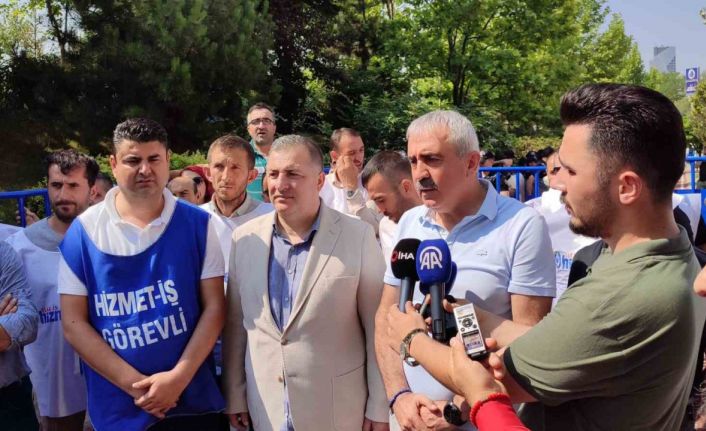 Hizmet-İş Sendikası Genel Başkan Vekili Özdemir: "Bizim eylemlerimizde de, yürüyüşlerimizde de kavga göremezsiniz"