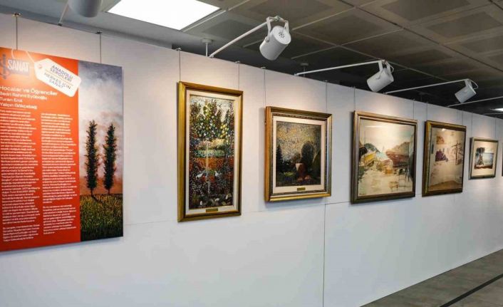 "Hocalar ve Öğrenciler" başlıklı seçki Türkiye İş Bankası Milas Şubesi’nde sergilendi