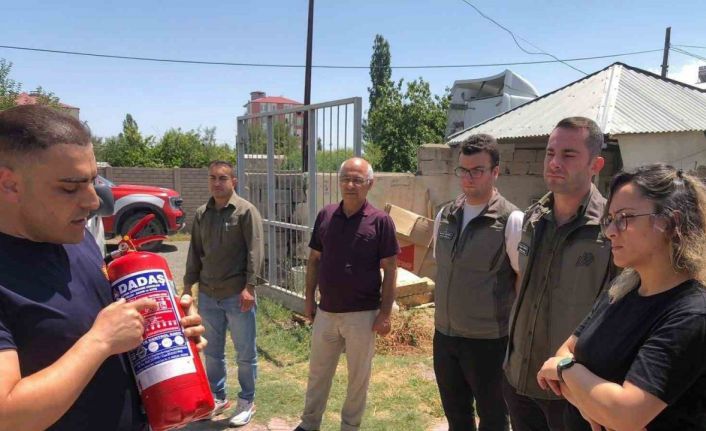 Iğdır’da yangın güvenliği eğitimi verildi