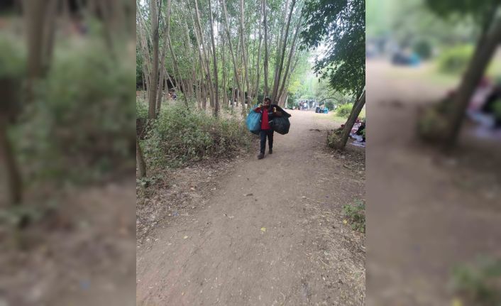 İHA’nın haberi ses getirdi, Karasu Çayı temizlendi