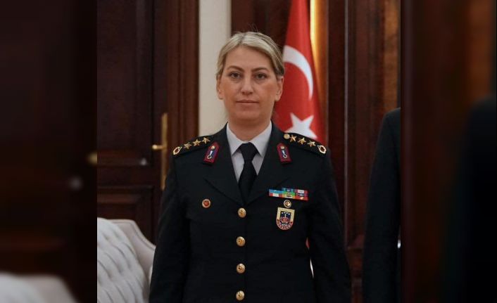 İl Jandarma Komutanı Gülden Mat Şakir, tuğgeneralliğe terfi etti