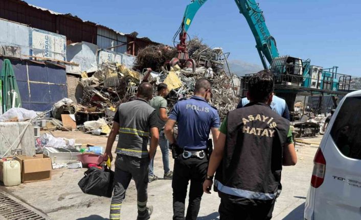 İskenderun’da hurdacılar denetlendi