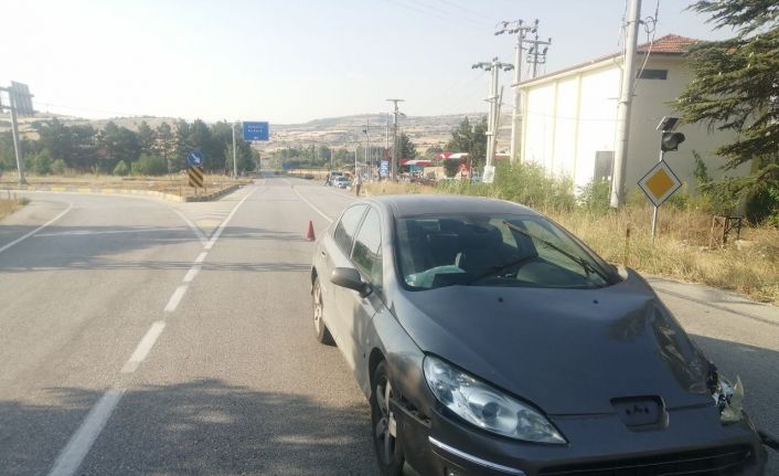 Isparta’da iki otomobil çarpıştı: 1 yaralı