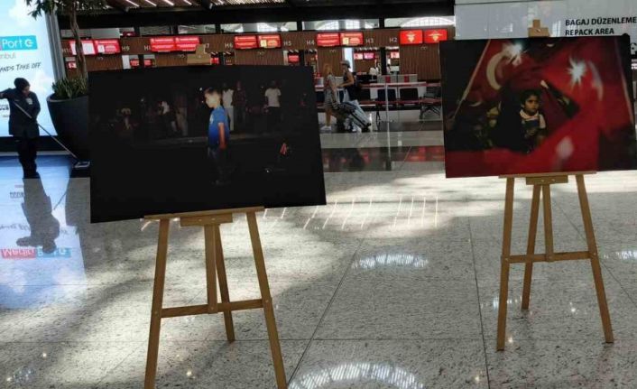 İstanbul Havalimanı’nda "15 Temmuz Demokrasi ve Milli Birlik Günü" sergisi açıldı