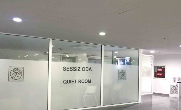 İzmir Adnan Menderes’te "Sessiz Oda" hizmete açıldı