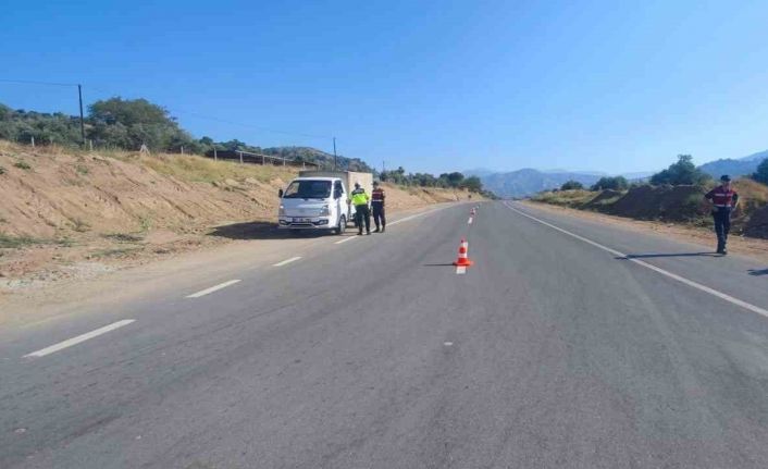 Jandarmadan drone destekli trafik denetimi