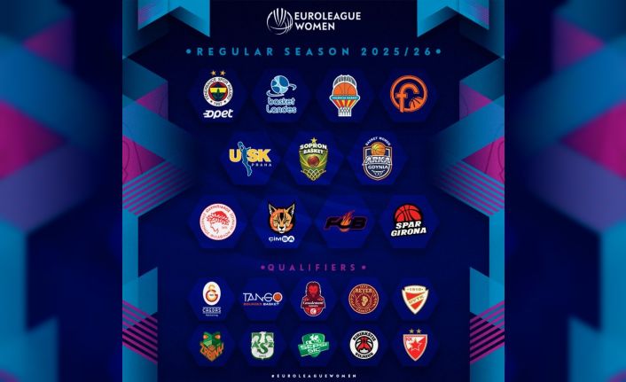 Kadınlar EuroLeague’de 2025-26 sezonunda Türkiye’den 3 takım mücadele edecek